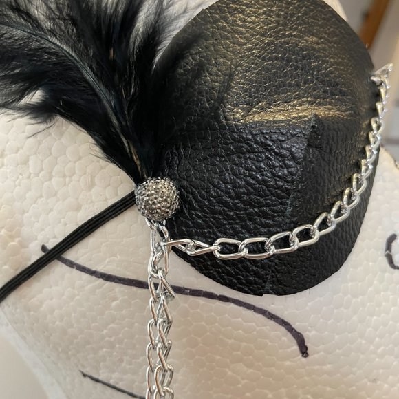 Handmade Costume Leather Eye Patch - Picture 4 of 5